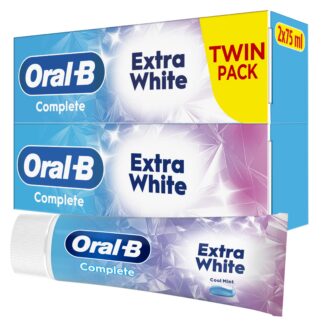 Oral-B Complete Plus Extra White Toothpaste 2x75ml