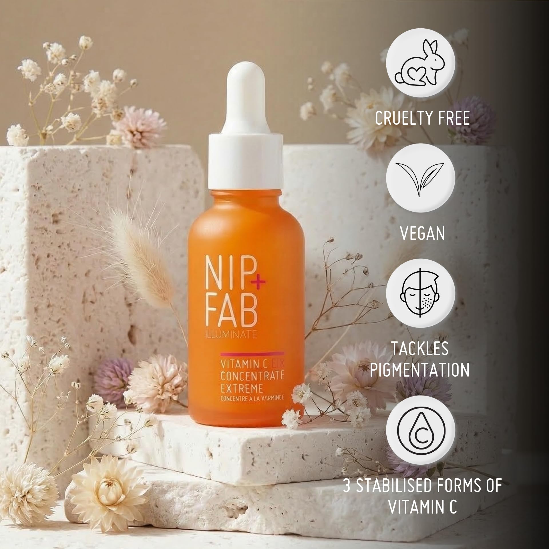 Nip+Fab Vitamin C Fix Concentrate Extreme, 15% Active Complex, 30 ml | Brightening Face Serum, Triple Vitamin C Complex, Ferulic Acid Booster, Niacinamide Barrier Support, Anti-Aging Glow - Image 2