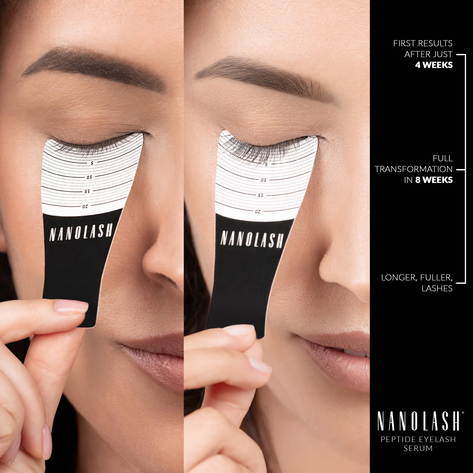 Nanolash Peptide Eyelash Serum 5ml - Longer, Thicker, Stronger Lashes in 8 Weeks - Unisex - Clear - Women - Image 2